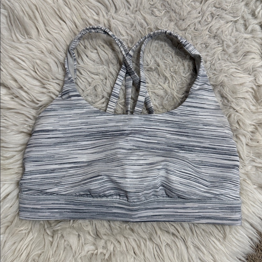 Lululemon Energy Bra Medium Support,
B-D Cup Space Dye Camo White Silver Spoon 4 - Picture 2 of 5